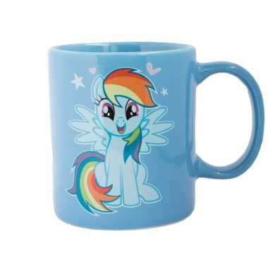 Blauwe my little pony mok/drinkbeker rainbow dash ml