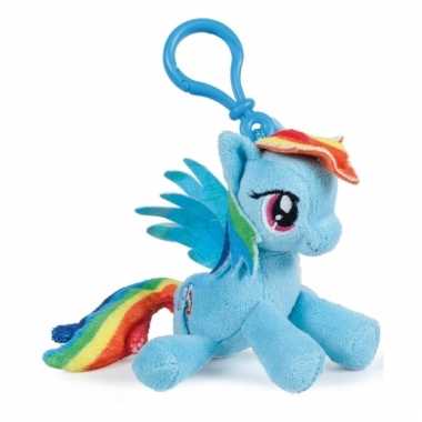Blauwe my little pony tashanger knuffeltjes