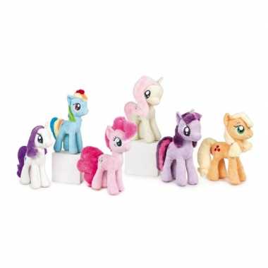 Pluche blauwe my little pony rainbow dash knuffel speelgoed