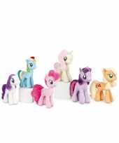 Cartoon knuffels wit paarse pony rarity my little pony