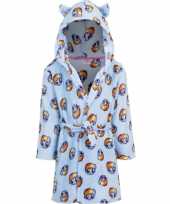 My little pony badjas blauw capuchon kinderen