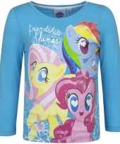 My little pony shirt blauw lange mouwen