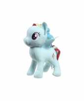 Pluche my little pony rainbow dash speelgoed knuffel blauw