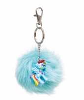 Pluche my little pony sleutelhanger rainbow dash